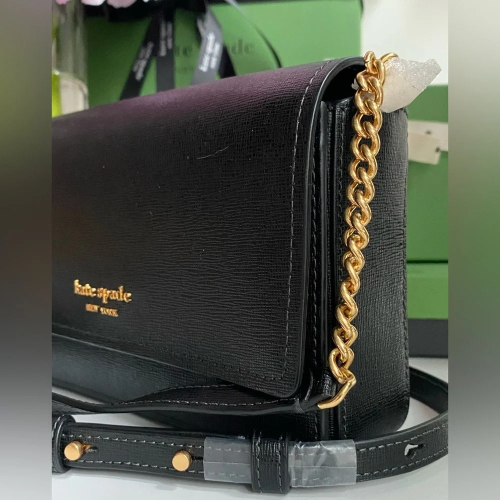 NWOT KATE SPADE New York Morgan Flap Chain Crossbody Bag Wallet - Picture 6 of 15